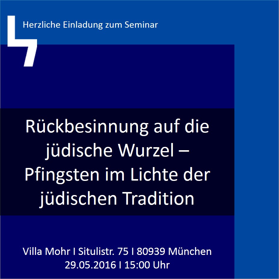 jüdische Wurzel Pfingsten Tradition messianische Juden München